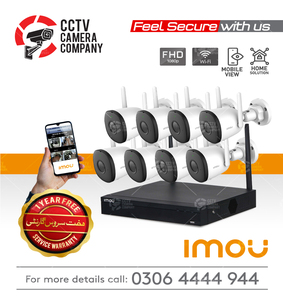 8-2.0MP Wirless Cameras Package Imou